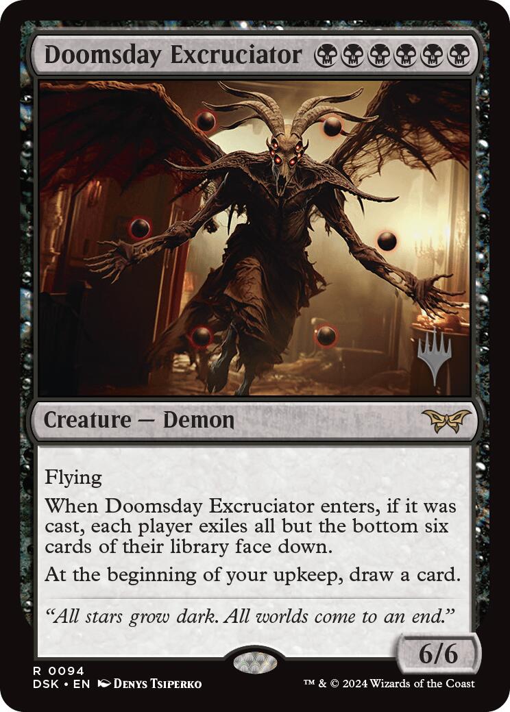 Doomsday Excruciator [Duskmourn: House of Horror Promos] | Galactic Gamez