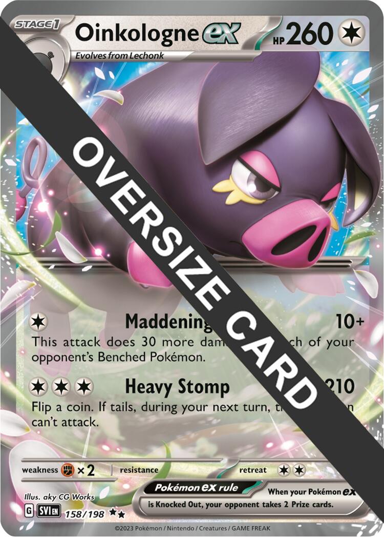 Oinkologne ex (158/198) (Jumbo Card) [Scarlet & Violet: Black Star Promos] | Galactic Gamez