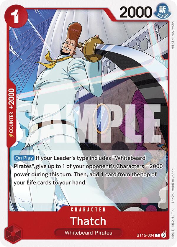 Thatch [Starter Deck: RED Edward.Newgate] | Galactic Gamez