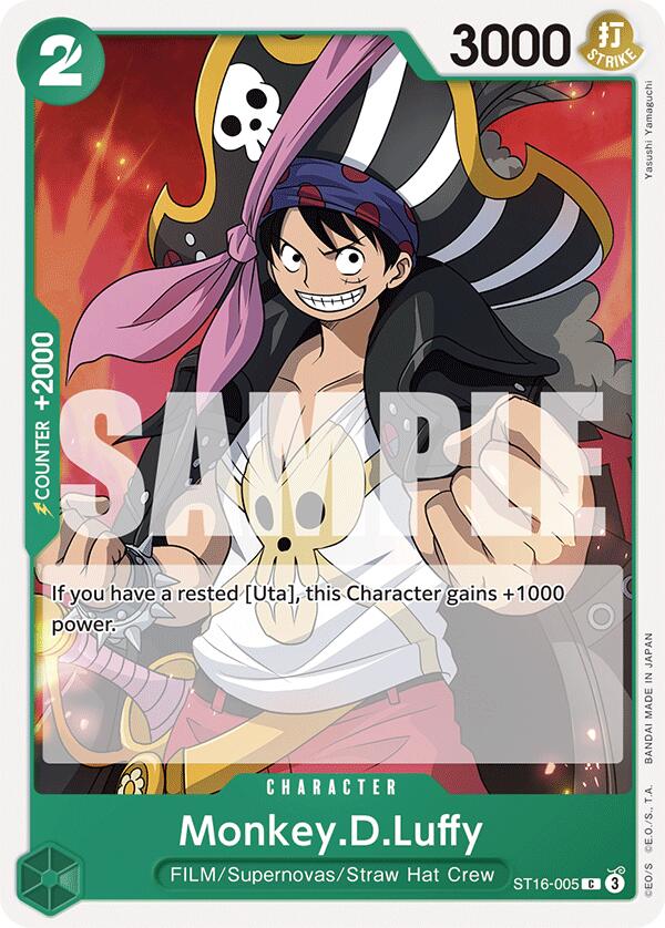 Monkey.D.Luffy [Starter Deck: GREEN Uta] | Galactic Gamez