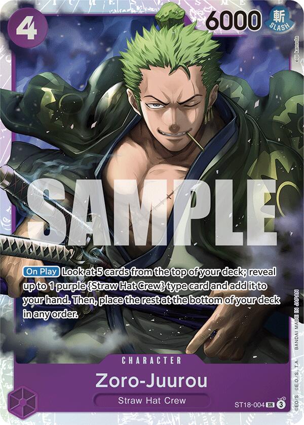 Zoro-Juurou [Starter Deck: PURPLE Monkey.D.Luffy] | Galactic Gamez