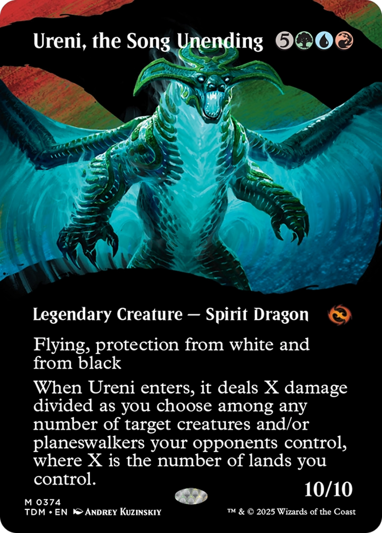 Ureni, the Song Unending (Borderless) [Tarkir: Dragonstorm] | Galactic Gamez