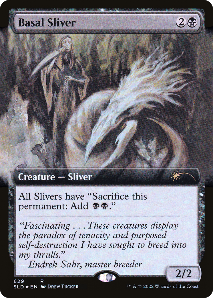 Basal Sliver (Extended Art) [Secret Lair Drop Promos] | Galactic Gamez