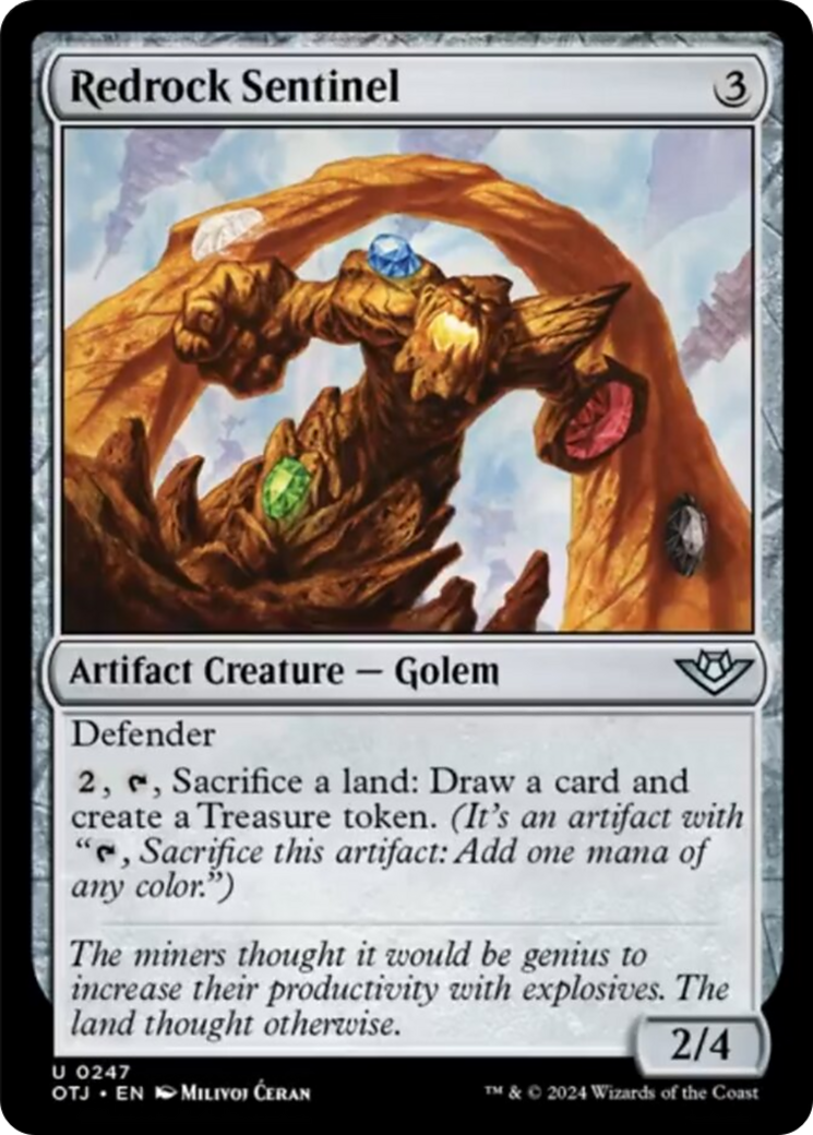 Redrock Sentinel [Outlaws of Thunder Junction] | Galactic Gamez