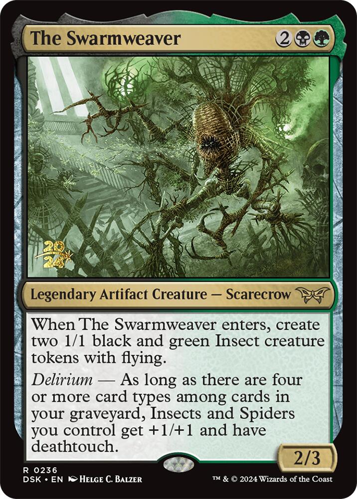 The Swarmweaver (0236) [Duskmourn: House of Horror Prerelease Promos] | Galactic Gamez