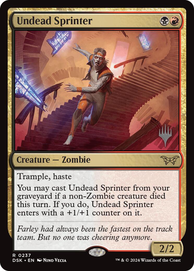 Undead Sprinter [Duskmourn: House of Horror Promos] | Galactic Gamez