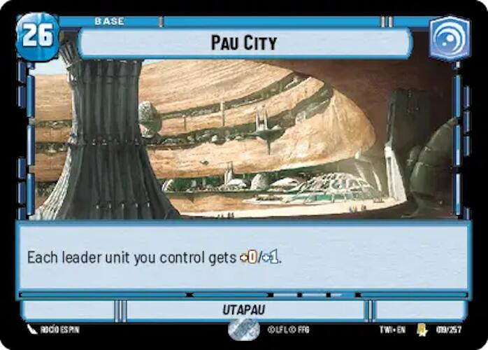 Pau City (019/257) (019/257) [Twilight of the Republic] | Galactic Gamez