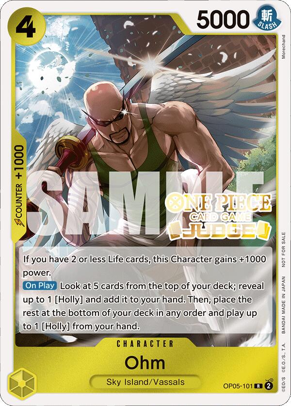 Ohm (Judge Pack Vol. 4) [One Piece Promotion Cards] | Galactic Gamez