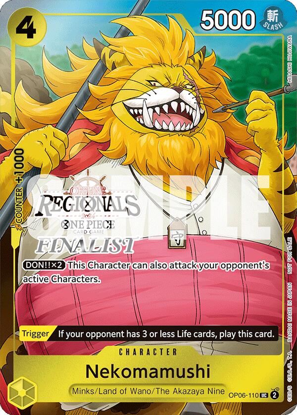 Nekomamushi (Offline Regional 2024 Vol. 3) [Finalist] [One Piece Promotion Cards] | Galactic Gamez