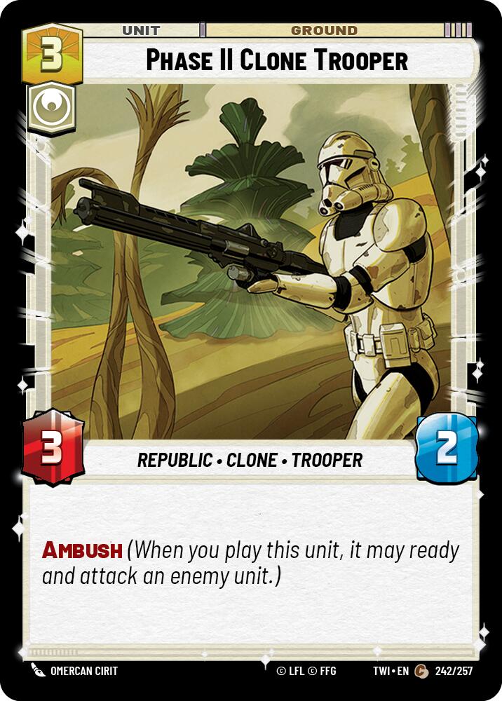 Phase II Clone Trooper (242/257) (242/257) [Twilight of the Republic] | Galactic Gamez