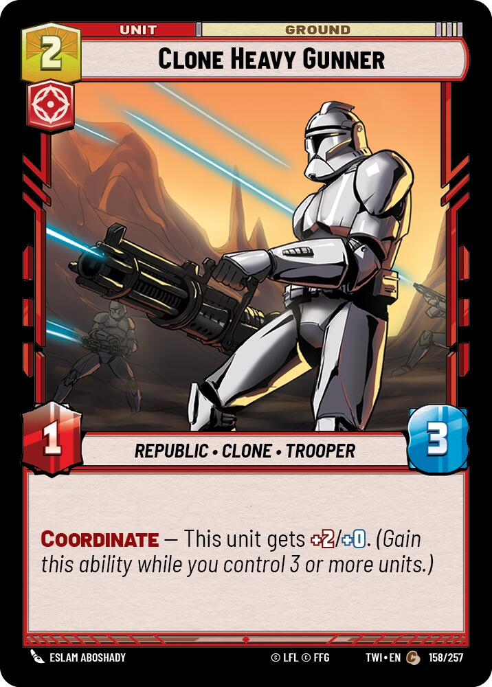 Clone Heavy Gunner (158/257) (158/257) [Twilight of the Republic] | Galactic Gamez