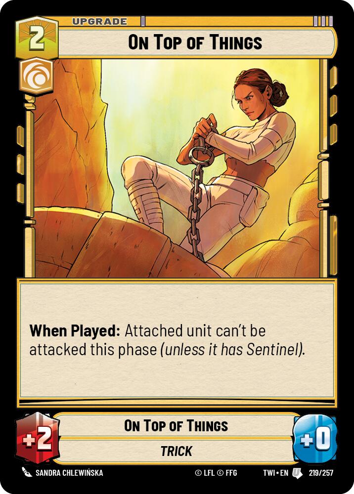 On Top of Things (219/257) (219/257) [Twilight of the Republic] | Galactic Gamez