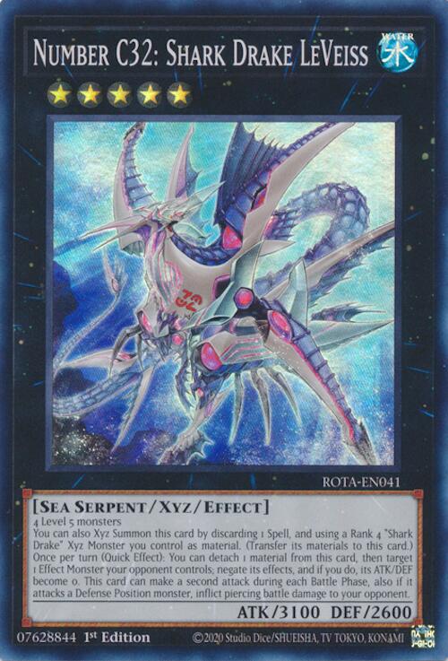 Number C32: Shark Drake LeVeiss [ROTA-EN041] Super Rare | Galactic Gamez