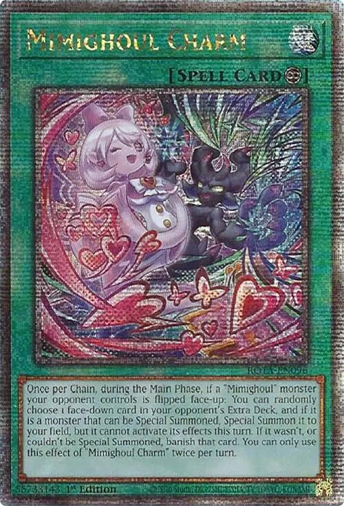 Mimighoul Charm (Quarter Century Secret Rare) [ROTA-EN096] Quarter Century Secret Rare | Galactic Gamez