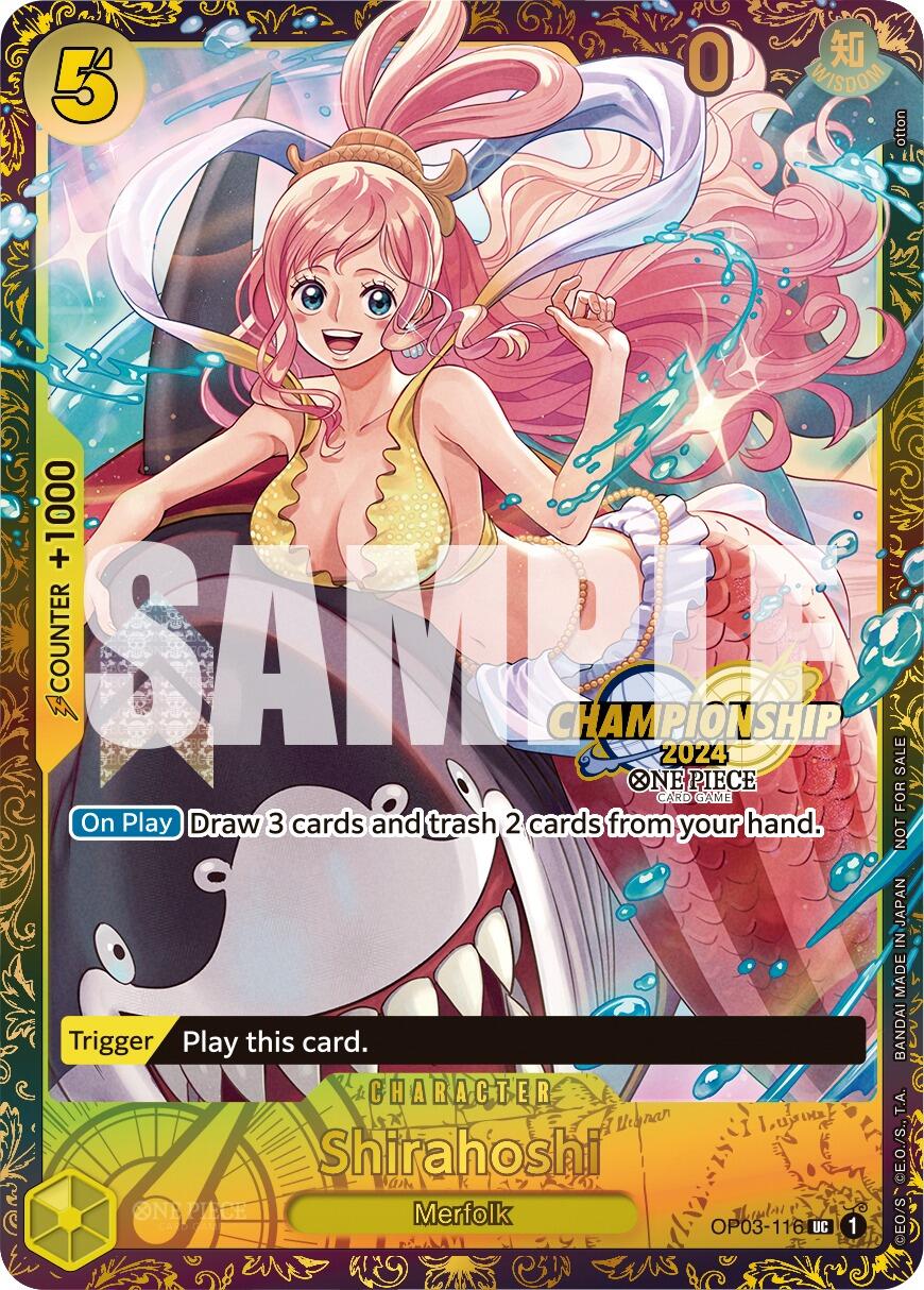 Shirahoshi (October Championship 2024 Online Regional) [One Piece Promotion Cards] | Galactic Gamez