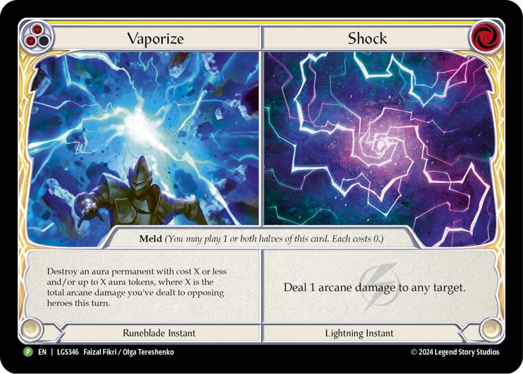 Vaporize // Shock [LGS346] (Promo)  Cold Foil | Galactic Gamez