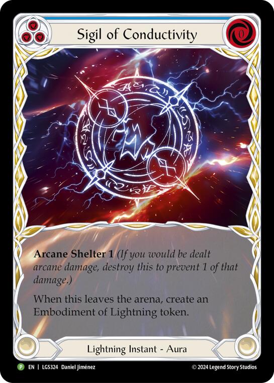 Sigil of Conductivity (Extended Art) [LGS324] (Promo)  Rainbow Foil | Galactic Gamez