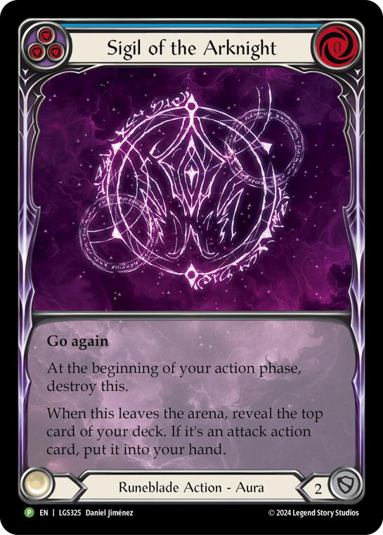 Sigil of the Arknight (Extended Art) [LGS325] (Promo)  Rainbow Foil | Galactic Gamez