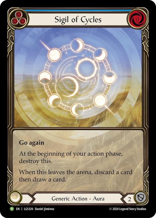 Sigil of Cycles (Extended Art) [LGS329] (Promo)  Rainbow Foil | Galactic Gamez