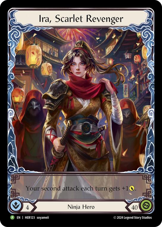 Ira, Scarlet Revenger [HER123] (Promo)  Rainbow Foil | Galactic Gamez