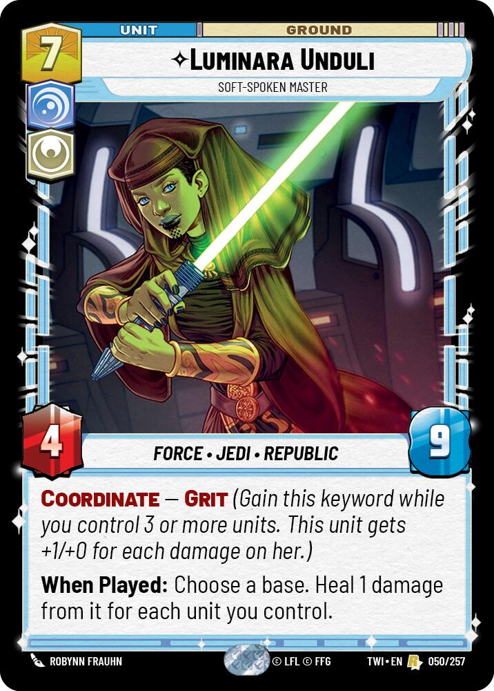 Luminara Unduli - Soft-Spoken Master (050/257) (050/257) [Twilight of the Republic] | Galactic Gamez