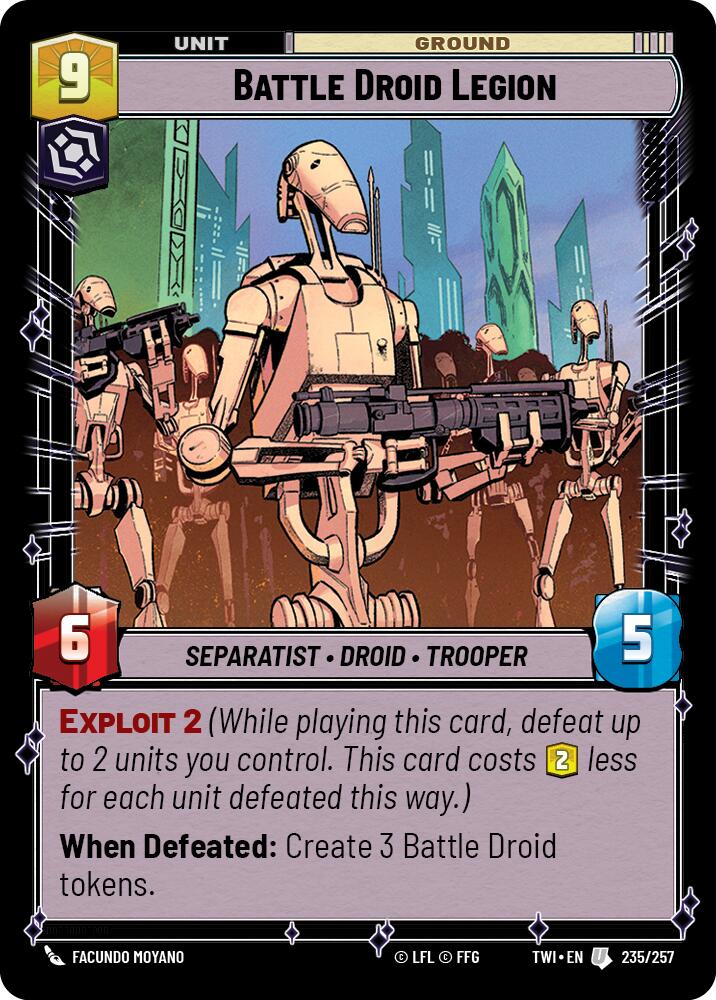 Battle Droid Legion (235/257) (235/257) [Twilight of the Republic] | Galactic Gamez