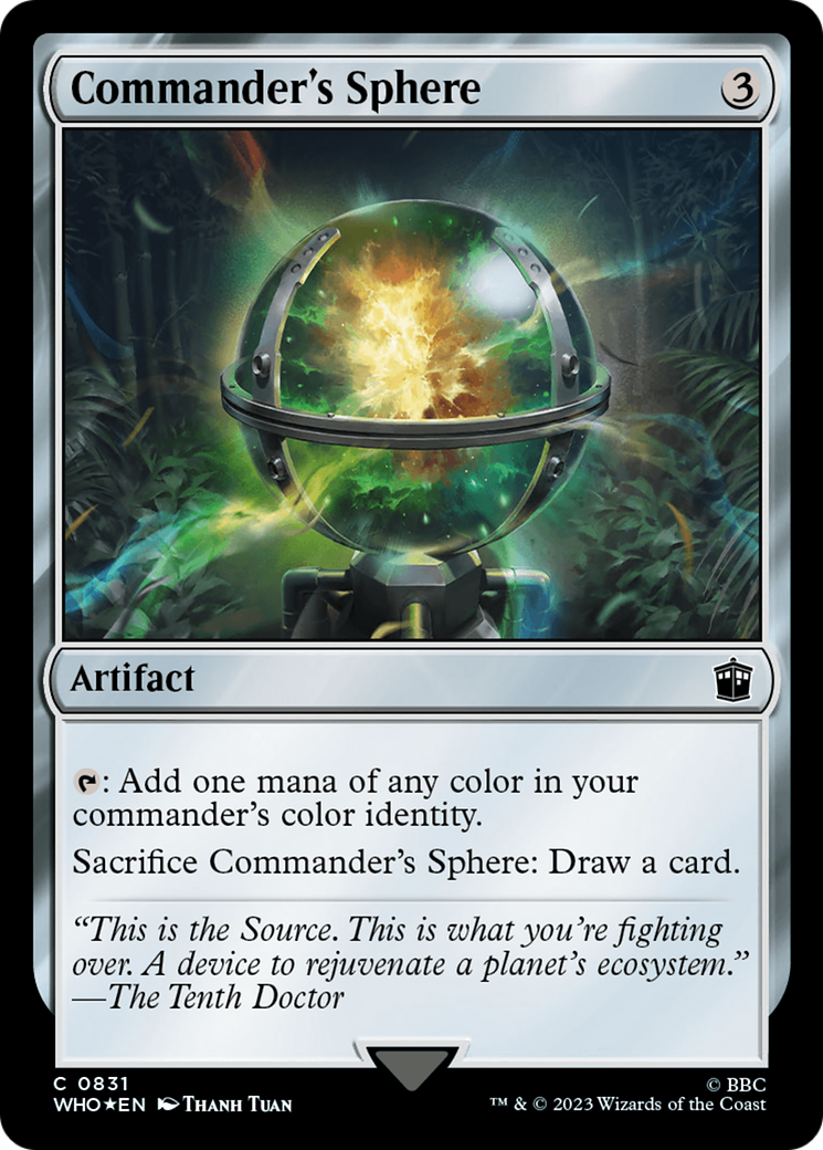 Commander's Sphere (Surge Foil) [Doctor Who] | Galactic Gamez