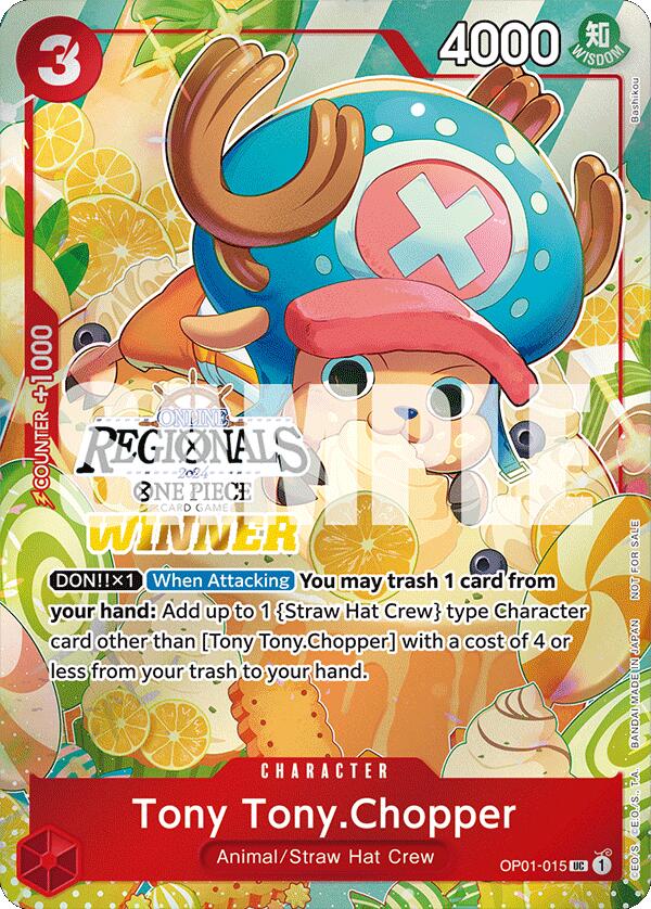 Tony Tony.Chopper (Online Regional 2024 Vol. 3) [Winner] [One Piece Promotion Cards] | Galactic Gamez