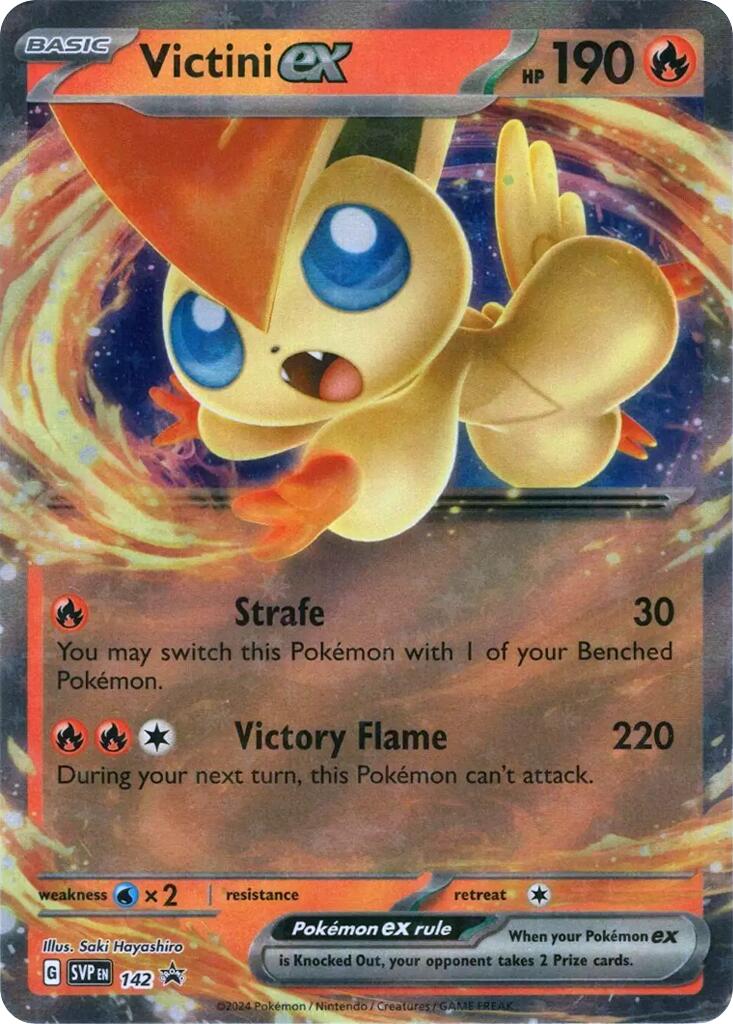 Victini ex (SVP142) [Scarlet & Violet: Black Star Promos] | Galactic Gamez