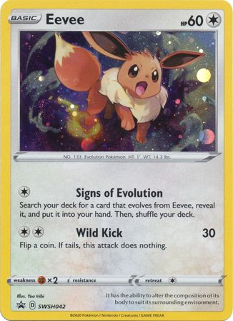 Eevee (SWSH042) [Sword & Shield: Black Star Promos] | Galactic Gamez