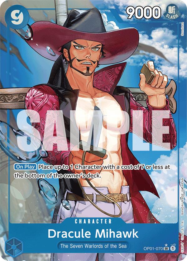 Dracule Mihawk (OP01-070) (Alternate Art) [Premium Booster -The Best-] | Galactic Gamez