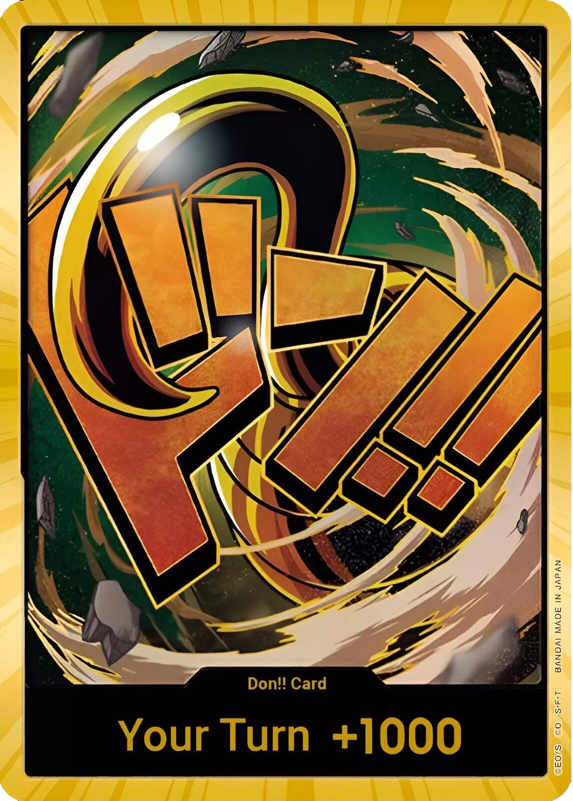 DON!! Card (Crocodile) (Gold) [Premium Booster -The Best-] | Galactic Gamez