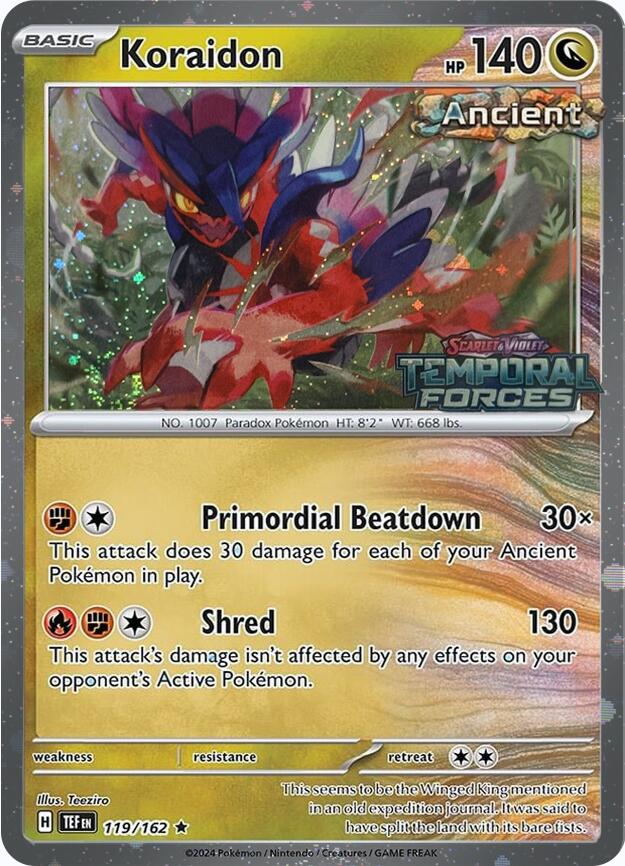 Koraidon (119/162) (European Promo) [Miscellaneous Cards] | Galactic Gamez