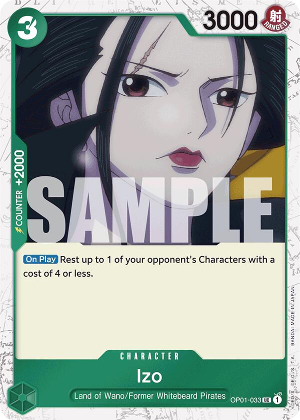 Izo (OP01-033) (Jolly Roger Foil) [Premium Booster -The Best-] | Galactic Gamez