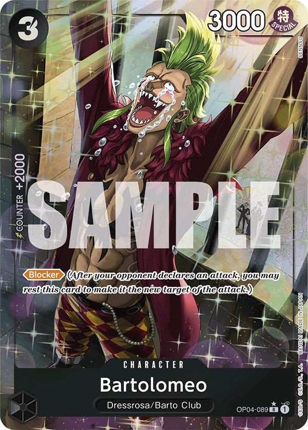 Bartolomeo (OP04-089) (Alternate Art) [Premium Booster -The Best-] | Galactic Gamez