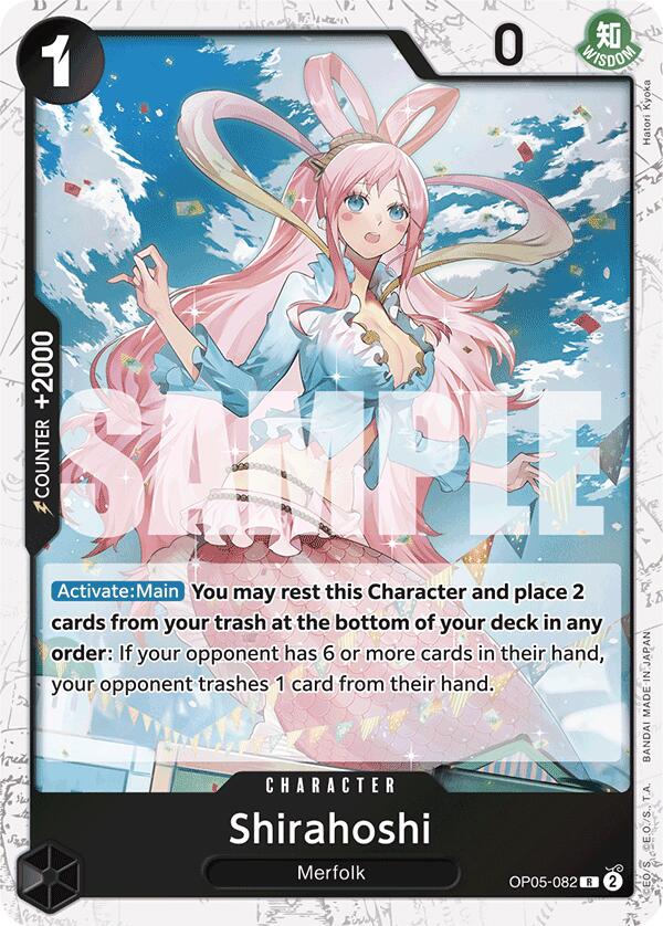 Shirahoshi (OP05-082) (Jolly Roger Foil) [Premium Booster -The Best-] | Galactic Gamez