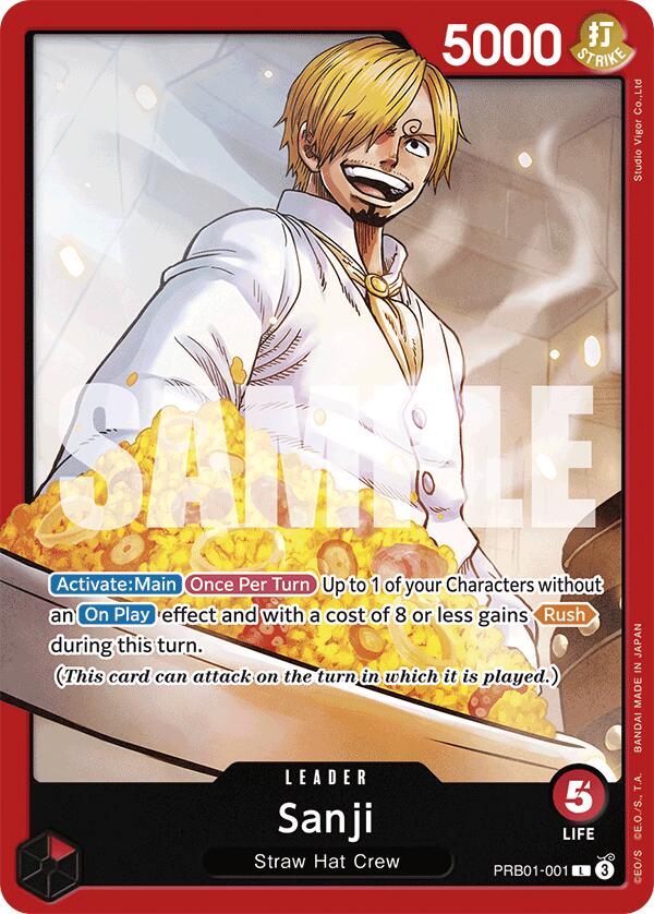 Sanji (PRB01-001) [Premium Booster -The Best-] | Galactic Gamez