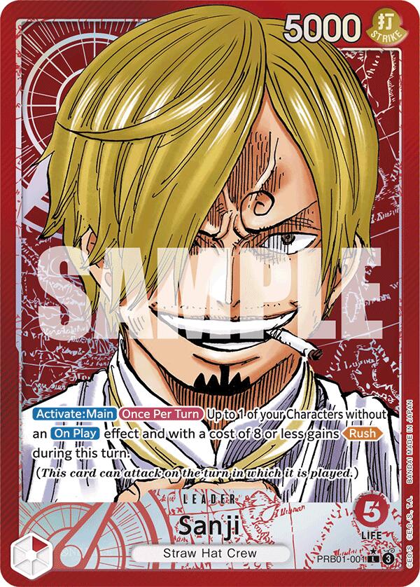 Sanji (PRB01-001) (Alternate Art) [Premium Booster -The Best-] | Galactic Gamez