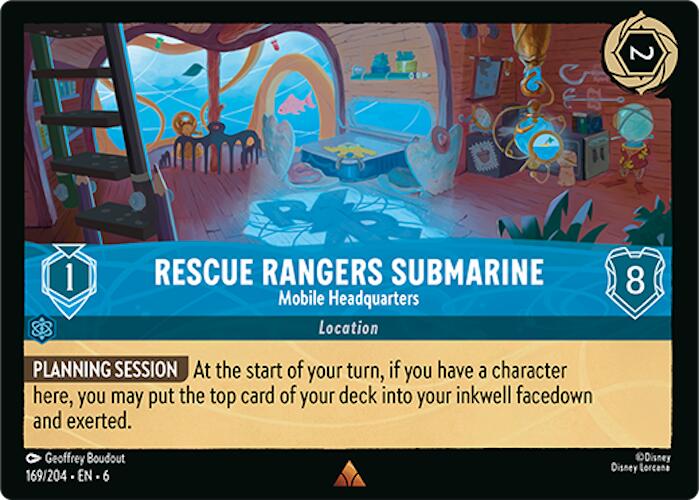 Rescue Rangers Submarine - Mobile Headquarters (169/204) [Azurite Sea] | Galactic Gamez