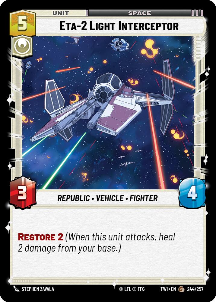 ETA-2 Light Interceptor (244/257) (244/257) [Twilight of the Republic] | Galactic Gamez