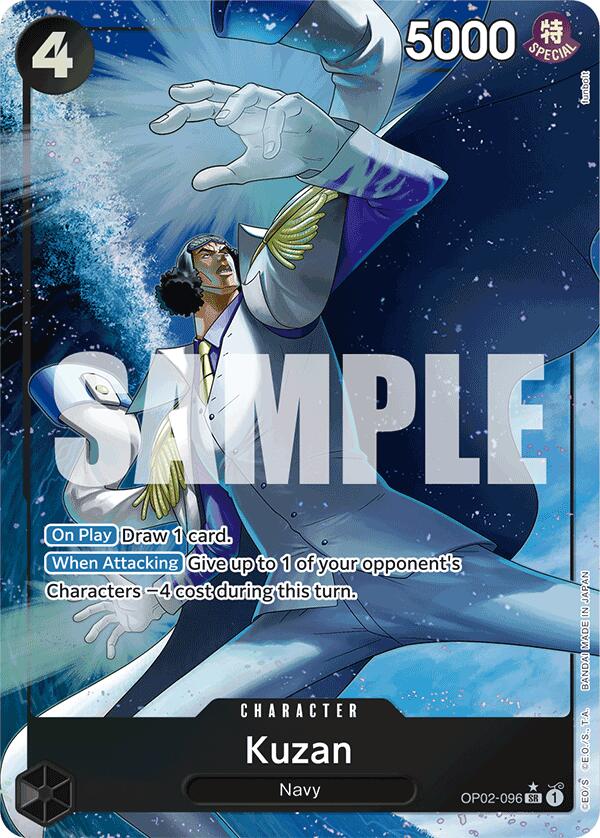 Kuzan (OP02-096) (Alternate Art) [Premium Booster -The Best-] | Galactic Gamez