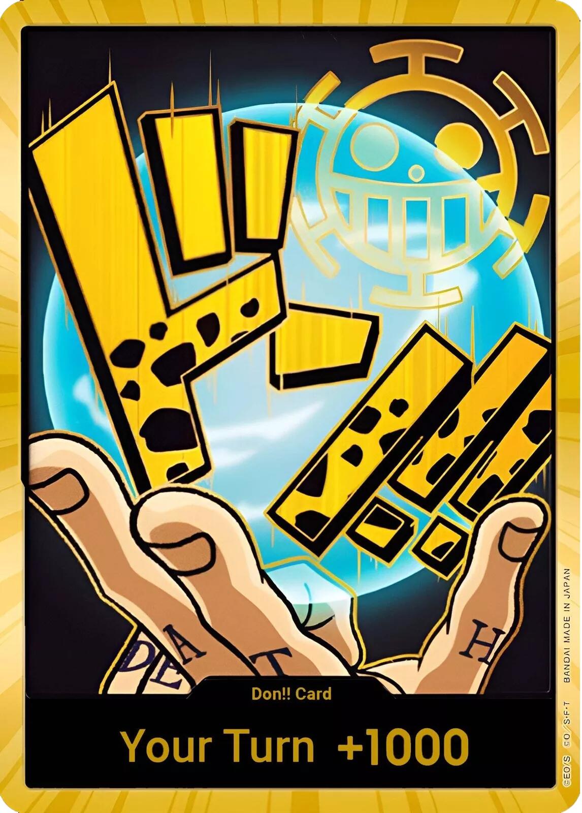 DON!! Card (Trafalgar Law) (Gold) [Premium Booster -The Best-] | Galactic Gamez