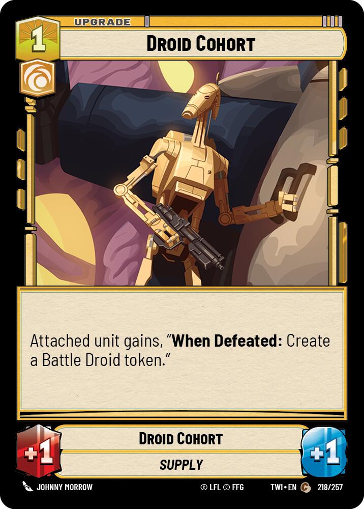 Droid Cohort (218/257) (218/257) [Twilight of the Republic] | Galactic Gamez