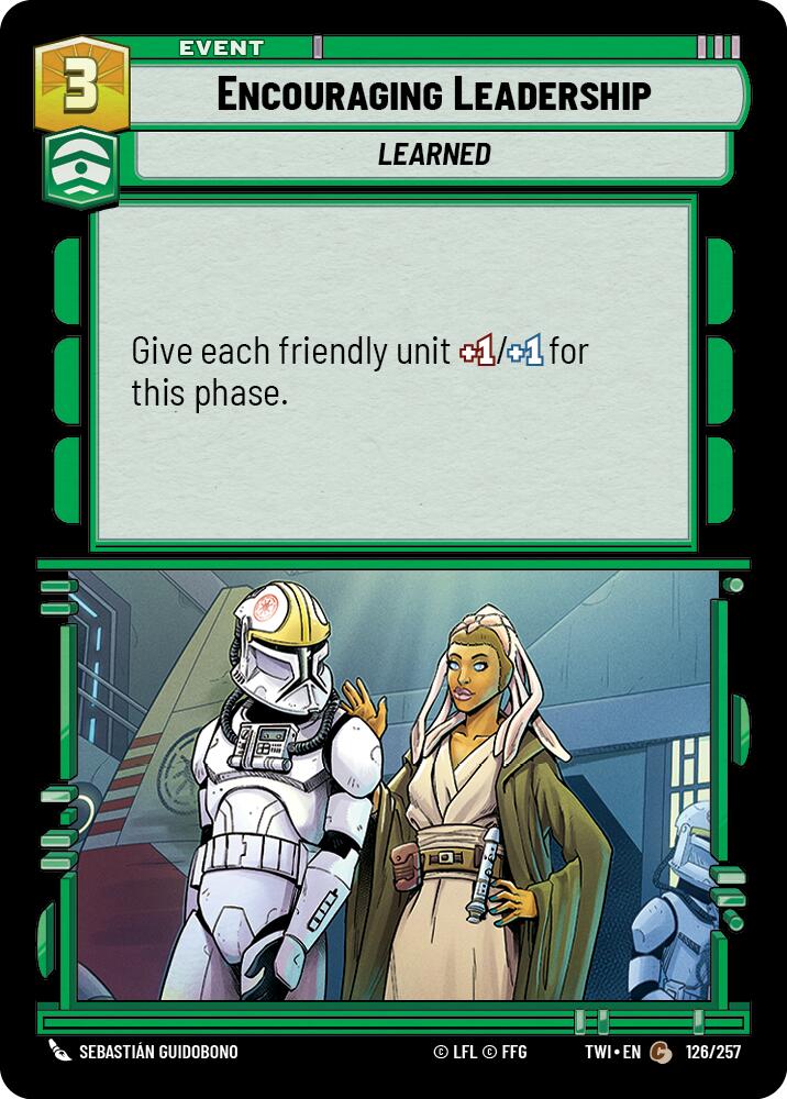 Encouraging Leadership (126/257) (126/257) [Twilight of the Republic] | Galactic Gamez