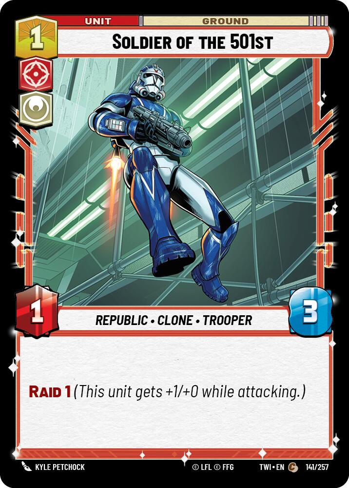 Soldier of the 501st (141/257) (141/257) [Twilight of the Republic] | Galactic Gamez