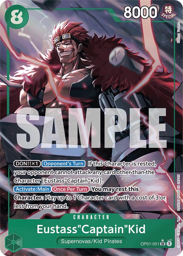 Eustass"Captain"Kid (OP01-051) (Full Art) [Premium Booster -The Best-] | Galactic Gamez