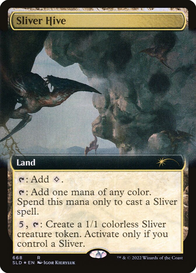 Sliver Hive (Extended Art) [Secret Lair Drop Promos] | Galactic Gamez