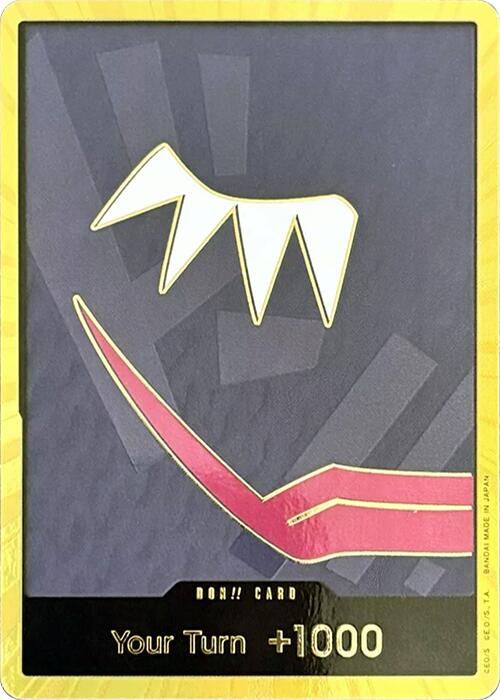 DON!! Card (Rosinante) (Gold) [Premium Booster -The Best-] | Galactic Gamez