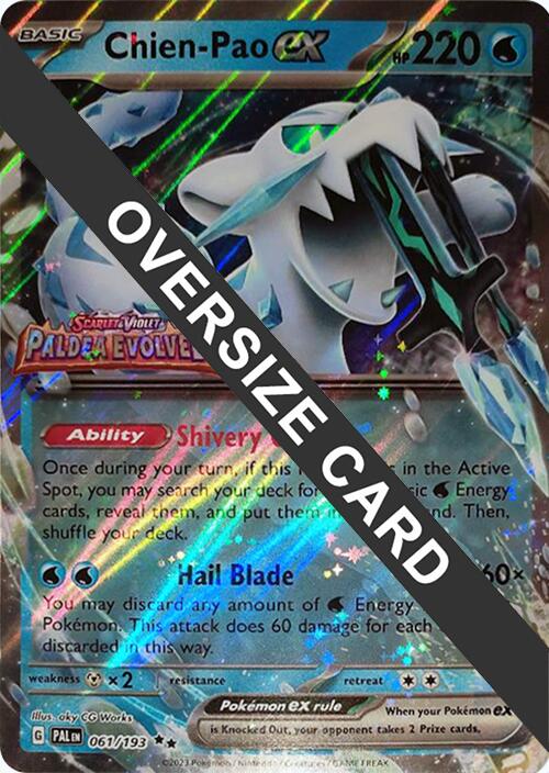 Chien-Pao ex (061/193) (Jumbo) [Scarlet & Violet: Black Star Promos] | Galactic Gamez