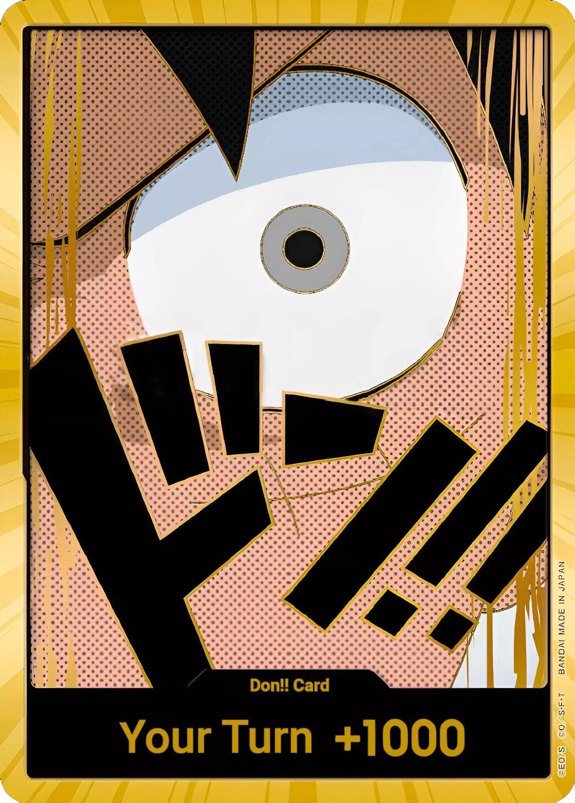 DON!! Card (Luffy) (Gold) [Premium Booster -The Best-] | Galactic Gamez